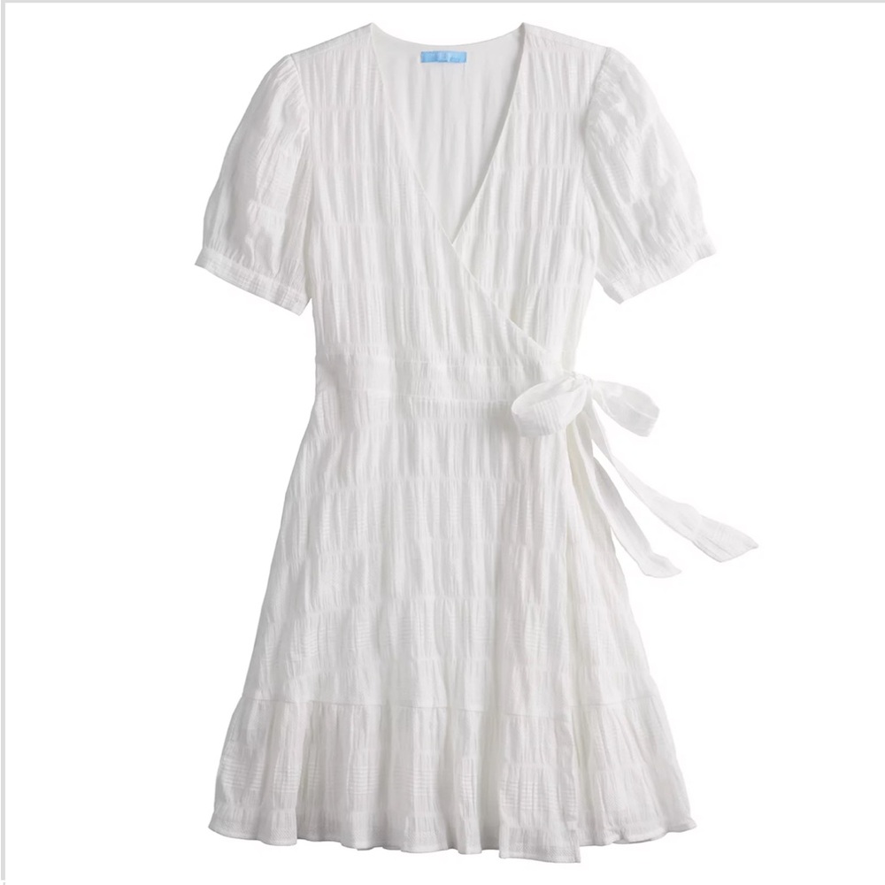 Draper James RSVP textured wrap dress- worn about 5 times. Retail 78